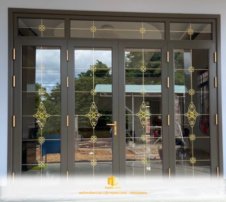 Cửa Nhôm Xingfa Kính Hộp Nan Đồng Tại Hà Nội Cửa Nhôm Xingfa Kính Hộp Nan Đồng Tại Hà Nội