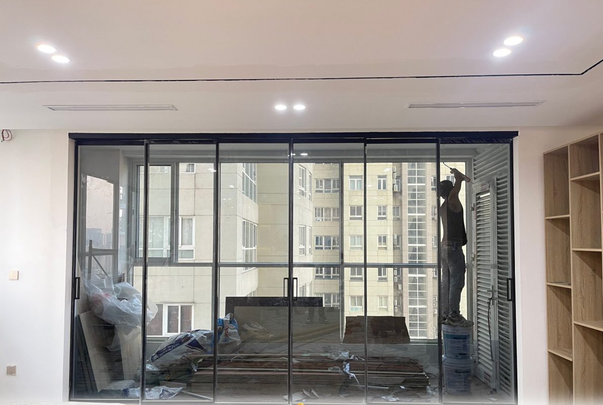 Cửa Lùa Slim 6 Cánh Tại Hà Nội