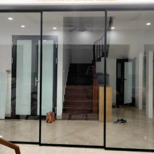 Cửa Lùa Slim Không Ray Dưới Tại Hà Nội